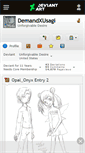 Mobile Screenshot of demandxusagi.deviantart.com