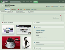 Tablet Screenshot of groovedesign.deviantart.com