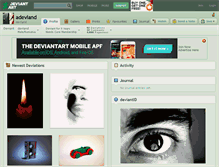 Tablet Screenshot of adevland.deviantart.com