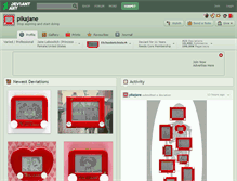 Tablet Screenshot of pikajane.deviantart.com