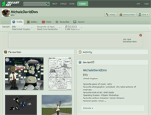 Tablet Screenshot of michaledaviddon.deviantart.com
