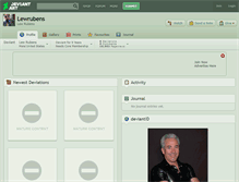 Tablet Screenshot of lewrubens.deviantart.com