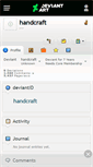 Mobile Screenshot of handcraft.deviantart.com