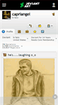 Mobile Screenshot of capriangel.deviantart.com