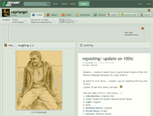 Tablet Screenshot of capriangel.deviantart.com