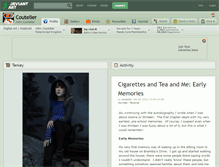 Tablet Screenshot of coutelier.deviantart.com