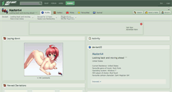 Desktop Screenshot of master64.deviantart.com