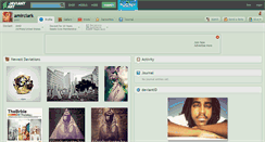 Desktop Screenshot of amirclark.deviantart.com