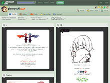 Tablet Screenshot of giannysuki.deviantart.com