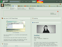 Tablet Screenshot of heyitpaul.deviantart.com