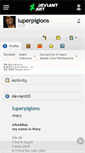 Mobile Screenshot of luperpigions.deviantart.com