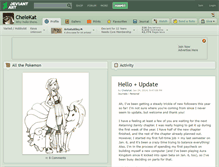 Tablet Screenshot of chelekat.deviantart.com