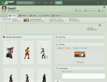 Tablet Screenshot of churky.deviantart.com