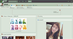 Desktop Screenshot of gohush.deviantart.com