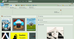 Desktop Screenshot of cvakator.deviantart.com