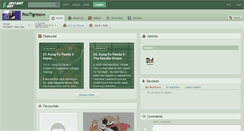 Desktop Screenshot of poxtigress.deviantart.com