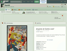 Tablet Screenshot of domnx.deviantart.com
