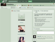 Tablet Screenshot of piratedolls.deviantart.com