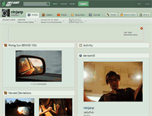 Tablet Screenshot of ninjanp.deviantart.com