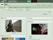 Tablet Screenshot of eciralc.deviantart.com