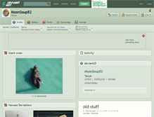 Tablet Screenshot of moonsoup82.deviantart.com