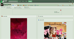 Desktop Screenshot of blackwanda.deviantart.com