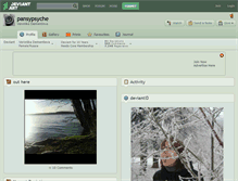 Tablet Screenshot of pansypsyche.deviantart.com