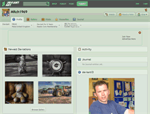 Tablet Screenshot of mitch1969.deviantart.com