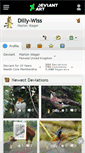 Mobile Screenshot of dilly-wiss.deviantart.com