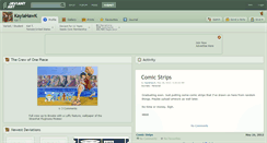 Desktop Screenshot of kaylahawk.deviantart.com