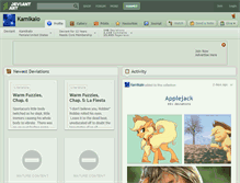 Tablet Screenshot of kamikalo.deviantart.com