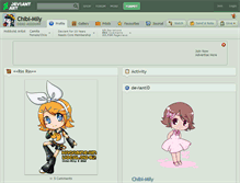 Tablet Screenshot of chibi-mily.deviantart.com