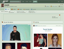 Tablet Screenshot of drakl0r.deviantart.com