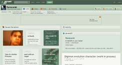 Desktop Screenshot of flarescarab.deviantart.com