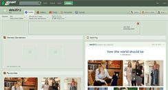 Desktop Screenshot of delo2012.deviantart.com