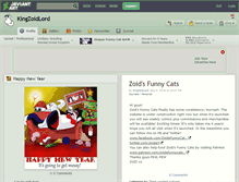 Tablet Screenshot of kingzoidlord.deviantart.com