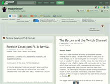 Tablet Screenshot of masterlevan1.deviantart.com