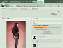 Tablet Screenshot of mrs-ivy.deviantart.com