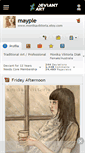 Mobile Screenshot of mayple.deviantart.com