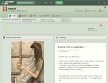 Tablet Screenshot of mayple.deviantart.com