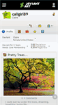 Mobile Screenshot of caligirl89.deviantart.com