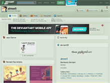 Tablet Screenshot of aimee5.deviantart.com