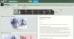 Desktop Screenshot of annekira.deviantart.com