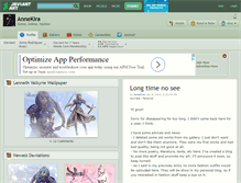 Tablet Screenshot of annekira.deviantart.com