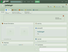 Tablet Screenshot of hotfattygirl.deviantart.com