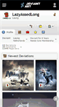 Mobile Screenshot of lazyassedlong.deviantart.com