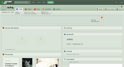 Desktop Screenshot of jaybog.deviantart.com