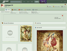 Tablet Screenshot of mimiyavi19.deviantart.com