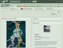 Tablet Screenshot of kissbite.deviantart.com