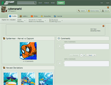 Tablet Screenshot of cyberanarki.deviantart.com